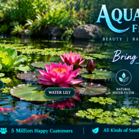 Aquatic Plants Floating on Pond