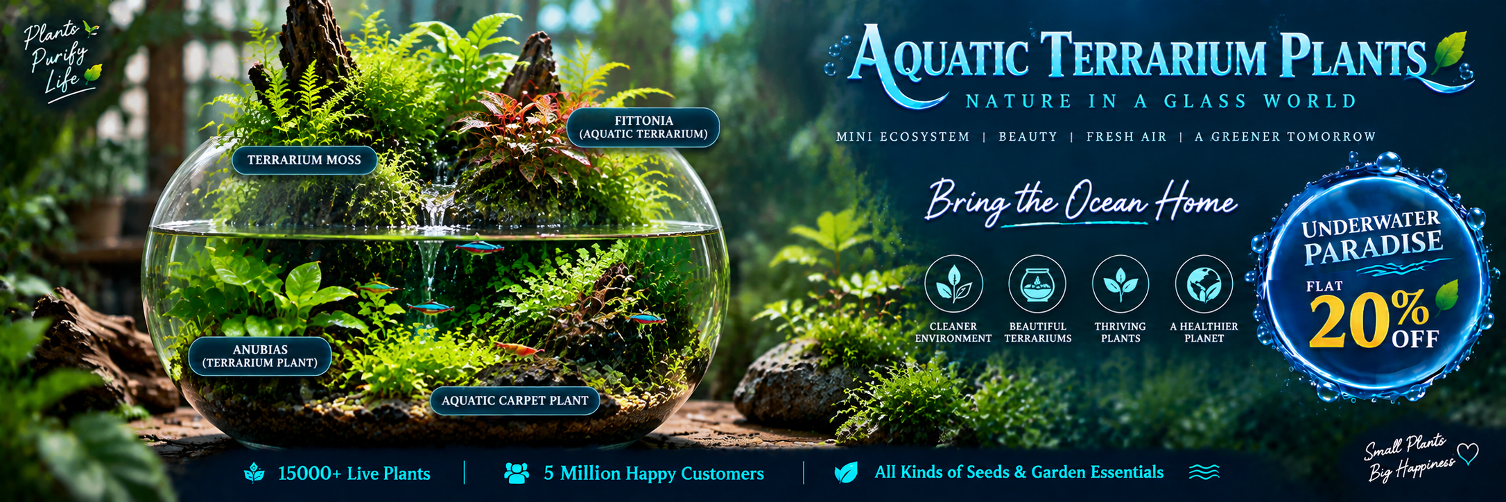 Aquatic Terrarium Plant