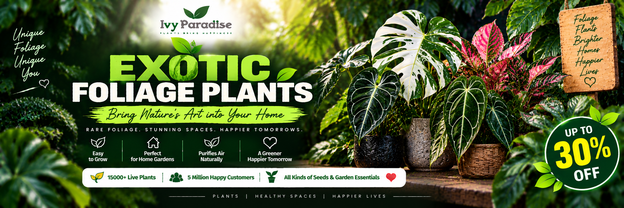 Exotic Foliage Plants
