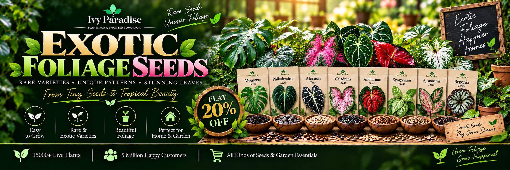 Exotic Foliage Seeds