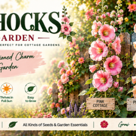 Hollyhocks