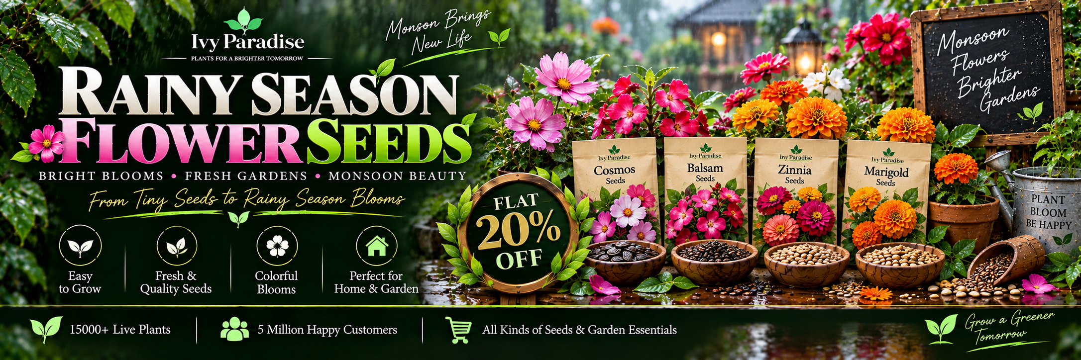 Rainy Season Flower Seeds