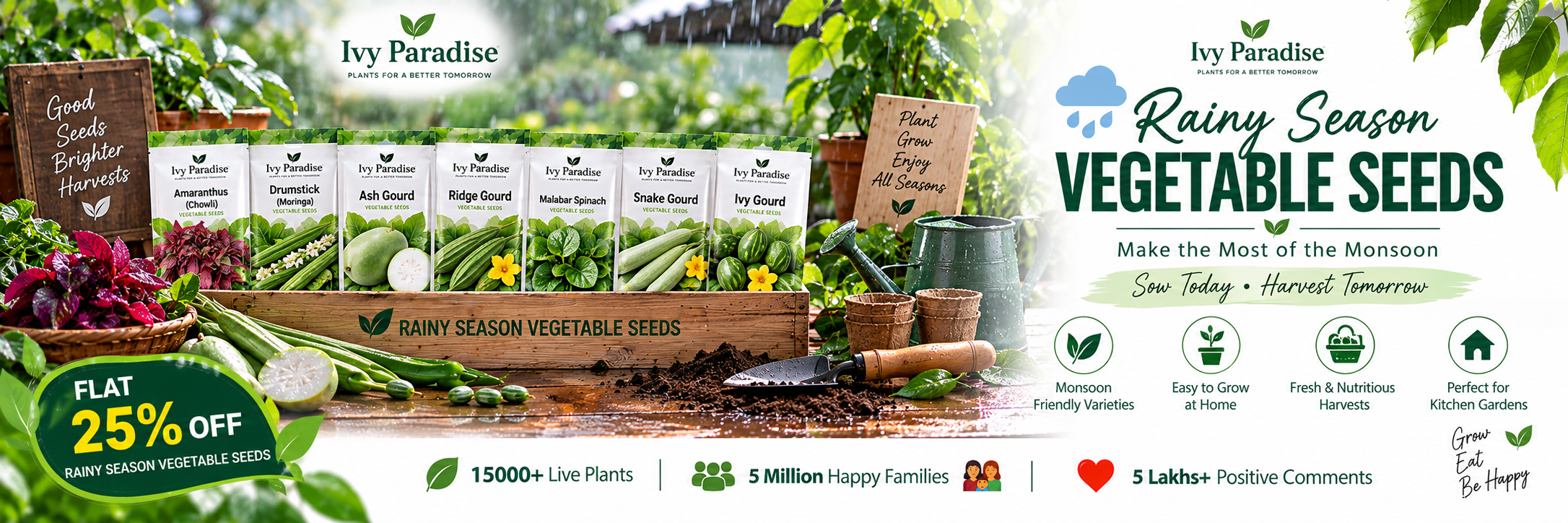 Rainy Season Vegetable Seeds